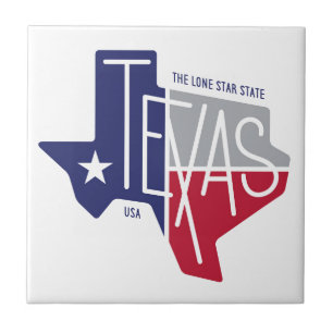 De Lone Star-staat Tegeltje