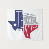 De Lone Star-staat Wandkleed (Voorkant (horizontaal))