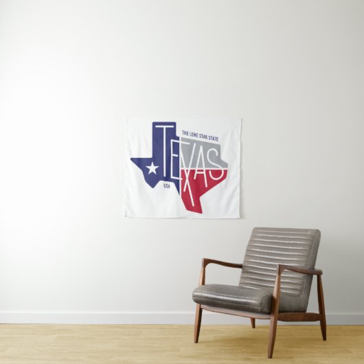 De Lone Star-staat Wandkleed (In Situ (horizontaal))