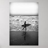De Lone Surfer en het Zee Poster (Voorkant)