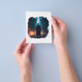 De Lone Survivor in een post-Apocalyptische Stad Flyer (Hand)