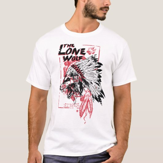 De Lone Wolf Tshirt (Voorkant)