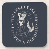 De Lonely Island Mermaid Drankjes Onderzetter (Voorkant)