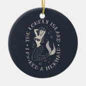 De Lonely Island Mermaid Keramisch Ornament (Voorkant)
