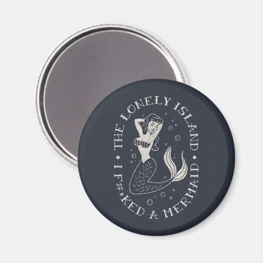 De Lonely Island Mermaid Magneet (Voorkant / Achterkant)