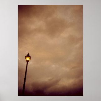 De Lonely Lamppost Poster