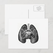 De longen en het hart briefkaart (Voorkant / Achterkant)