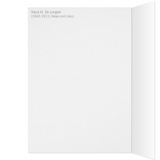 De Longpré-Rozen en Lilacs CC0605-ventilatorkaart (Binnen (Links))