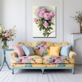 De Longpreroze Roses Bumblebees 1899 Poster