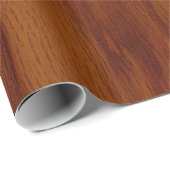 De look van de houtachtige wol cadeaupapier (Rol Hoek)