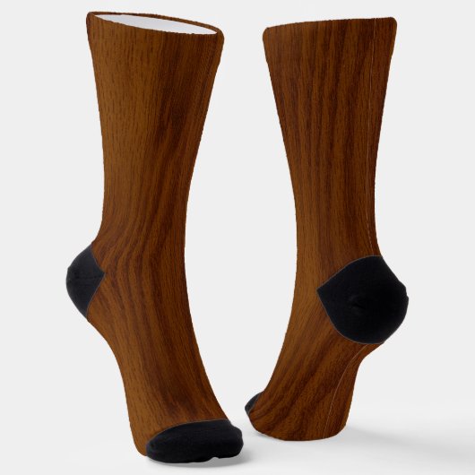 De look van de houtachtige wol sokken (Gebogen)