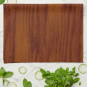 De look van de houtachtige wol theedoek (Gevouwen)
