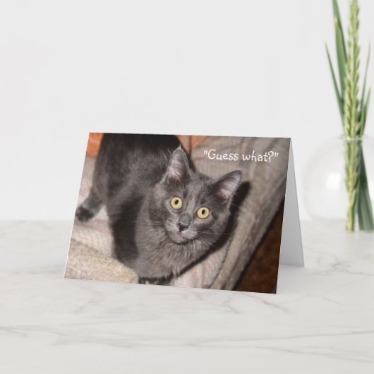 De look van de liefde Valentijnsdag Wenskaart Feestdagen Kaart (Voorkant)