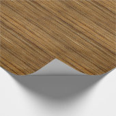 De look van driftwood eikenhout cadeaupapier (Hoek)