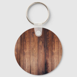 De look van echt hout! sleutelhanger