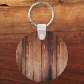 De look van echt hout! sleutelhanger (Voorkant)
