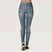 De look van Faded Denim Leggings (Achterkant)