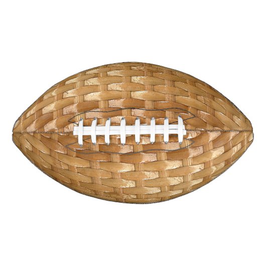 De look van Lacquer Wicker Basketweve Texture American Football (Voorkant)