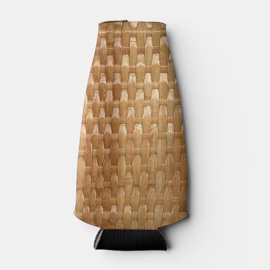 De look van Lacquer Wicker Basketweve Texture Flesjeskoeler (Voorkant)