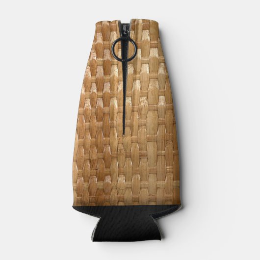 De look van Lacquer Wicker Basketweve Texture Flesjeskoeler (Achterkant)