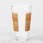 De look van Lacquer Wicker Basketweve Texture Glas (Rechts)