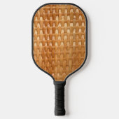 De look van Lacquer Wicker Basketweve Texture Pickleball Paddle (Voorkant)