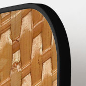 De look van Lacquer Wicker Basketweve Texture Pickleball Paddle (Links Detail)