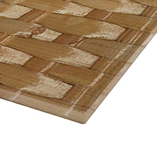 De look van Lacquer Wicker Basketweve Texture Snijplank (Hoek)