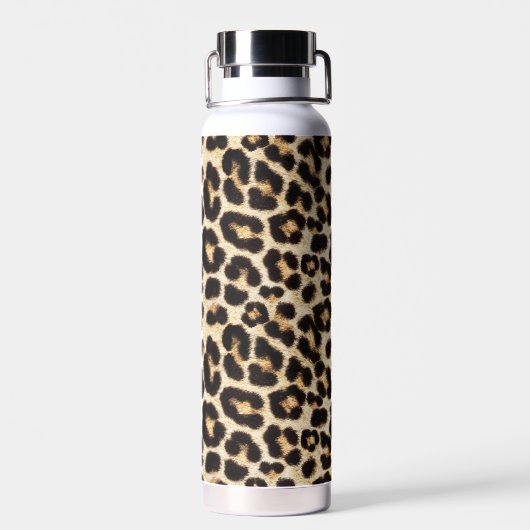 De look van Leopard Faux Fur Waterfles (Achterkant)