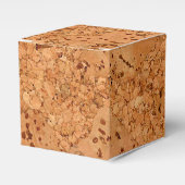 De look van Macadamia Cork Burl Wood Grain Bedankdoosjes (Voorkant Zijde)