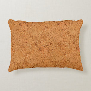 De look van Macadamia Cork Burl Wood Grain Decoratief Kussen