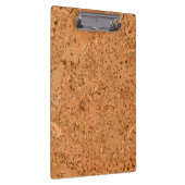 De look van Macadamia Cork Burl Wood Grain Klembord (Rechts)