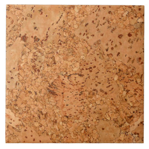 De look van Macadamia Cork Burl Wood Grain Tegeltje