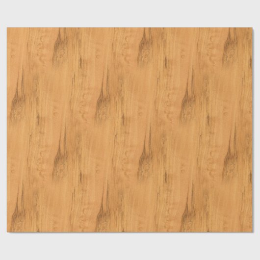 De look van Maple Wood Grain Texture Cadeaupapier (Vlak)