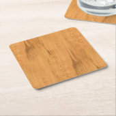 De look van Maple Wood Grain Texture Kartonnen Onderzetters (Schuin)