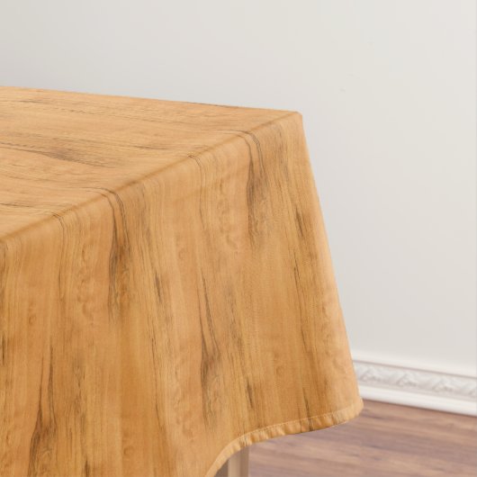 De look van Maple Wood Grain Texture Tafelkleed (Voorbeeld)