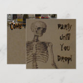 De look van mode-uitnodigingen kaart (Voorkant / Achterkant)