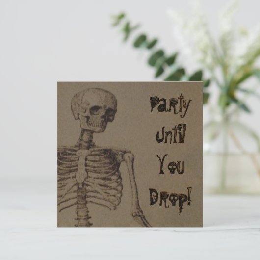 De look van mode-uitnodigingen kaart (Staand voorkant)