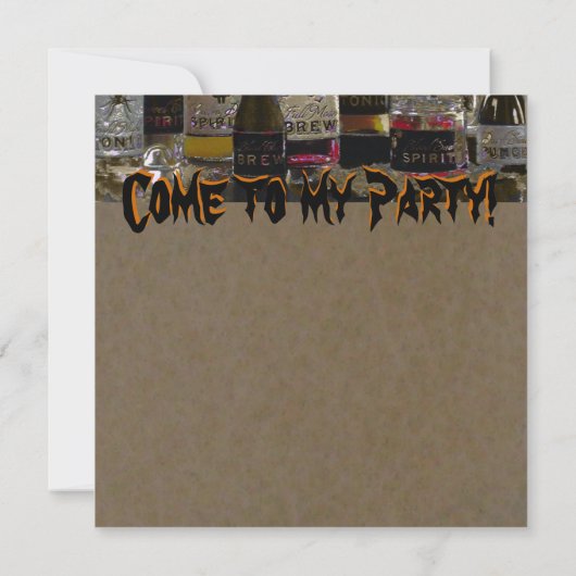 De look van mode-uitnodigingen kaart (Achterkant)