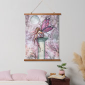 De 'Lookout Fantasy Art' van Molly Harrison Hangend Wandkleed (Slaapkamer)