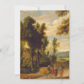 De loop naar Emmaus met Christus Kaart (Voorkant)