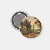 De loop naar Emmaus met Christus Magneet (Voorkant / Achterkant)