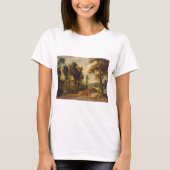 De loop naar Emmaus met Christus T-shirt (Voorkant)