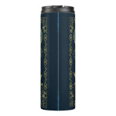 De loop van de Qilin Golden Water Tapestry Thermosbeker (Achterkant)