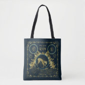 De loop van de Qilin Golden Water Tapestry Tote Bag (Voorkant)