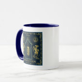 De loop van de Tapestry van de Qilin Golden Tower Mok (Voorkant links)