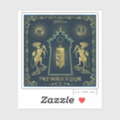 De loop van de Tapestry van de Qilin Golden Tower Sticker (Vel)