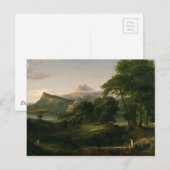 De loop van het rijk, de Arcadische staat Briefkaart (Voorkant / Achterkant)