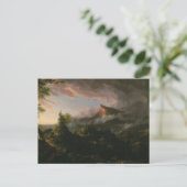 De loop van het rijk: Wilde staat door Thomas Cole Briefkaart (Staand voorkant)