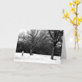 De Looppas van de ochtend Kaart (Gele Bloem)